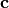 \mathbf{c}